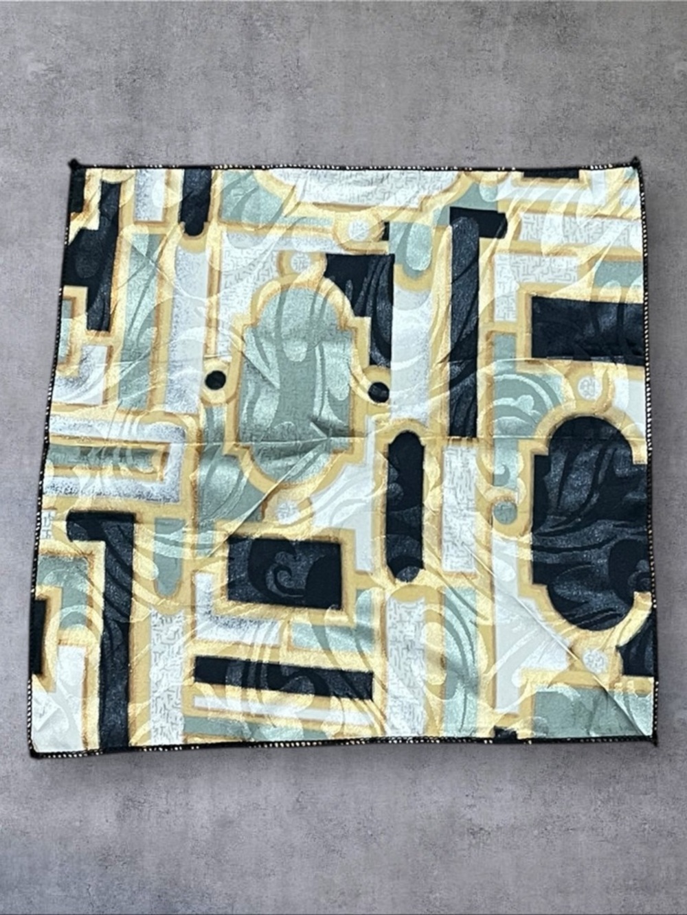 Satin Pattern Pocket Square - Picture 3 of 4